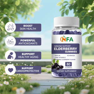 Suplemento de Extracto de Vitamina C al por Mayor, Mejora la Salud de la Piel y Contiene Poderosos Antioxidantes, Gomitas de Baya del Saúco - Product Image 3