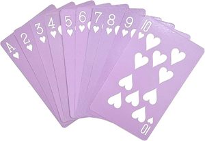 Carta d'arte personalizzata da 300gsm stampa bordi oro quattro carte da gioco Joker 4 colori - Product Image 2