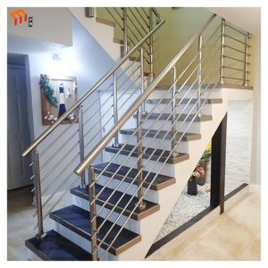 Balustrades modernes élégantes en acier inoxydable 304 mains courantes conception de tuyau carré simple pour escalier balcon garde-corps tige colonne - Product Image 3