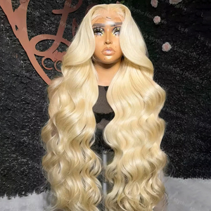 Pelucas Frontales de Encaje Transparente HD Rubio 613 al por Mayor, Cabello Humano Virgen 100% Sin Procesar, Peluca Frontal de Encaje 13x4 13x6 de Cabello Humano - Product Image 2