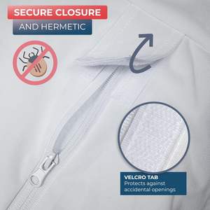 2025 nouveau <span class=keywords><strong>produit</strong></span> Anti punaise de lit <span class=keywords><strong>acariens</strong></span> 6 côtés <span class=keywords><strong>matelas</strong></span> Encasement étanche zippé <span class=keywords><strong>matelas</strong></span> protecteur couverture - Product Image 5