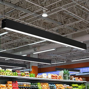 <span class=keywords><strong>Plafonnier</strong></span> suspendu en aluminium de haute qualité, 5000 lumens, 48w, 1200mm, lumière linéaire à LED pour bureau, entrepôt - Product Image 4