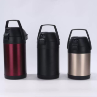 Bouilloire isotherme à double paroi en acier inoxydable 304, distributeur de boissons chaudes/froides, eau, café, thé, thermos, bouteille
