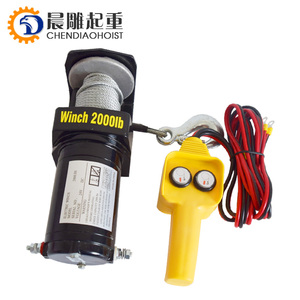 3000bls 24V Electric Recovery <strong>Winch</strong> with Remote Switch Line Stopper ATV Trailer Truck Towing - Product Image 6