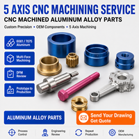 Pièces en alliage d'aluminium usinées par CNC, services d'usinage 5 axes, composants de précision personnalisés CNC, fabricant OEM