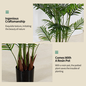 Precio de fábrica Artificial Bonsai Tree Phoenix Palm Plantas artificiales con macetas - Product Image 3