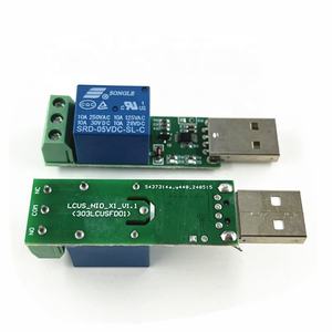 Module de relais USB 1 canal 5V sans lecteur HID peut contrôler l'activation et la désactivation du relais <span class=keywords><strong>sur</strong></span> le côté de l'ordinateur - Product Image 2