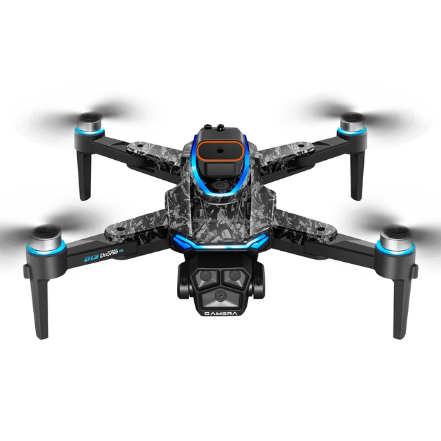 D13 Cheap Drone 4k Hd Dual Camera Fpv 15 Minutes Flying Long Range Rc Quadcopter Foldable Mini Drone 5.5" Remote Control