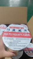Ruban imperméable en caoutchouc butyle Ruban de toit d'isolation thermique avec papier d'aluminium Ruban imperméable en butyle de qualité supérieure