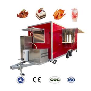 Remorque de camion-restaurant mobile 2025 conçue pour la vente, chariot de restauration rapide pour poulet frit, best-seller d'occasion - Product Image 3
