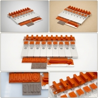 Plaques d'impression à chaud en caoutchouc silicone orange résistantes à la température, dureté 40-90 ShoreA, épaisseur 1,5-10 mm, taille personnalisée