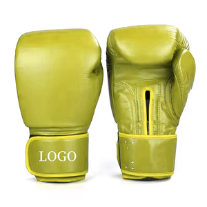 Gants de boxe en cuir PU de haute qualité avec sangle de poignet réglable, couleur personnalisée, imperméables pour le sparring et l'entraînement - Product Image 2