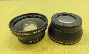 Lente de cámara universal de 52 mm con interfaz de 52 mm, macro gran angular sin distorsión de 0.45X, dos en uno. - Product Image 3