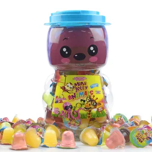 MINICRUSH New Item Zoo Series In Fruit Jelly Jar Candies Pudding