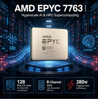 Untuk Prosesor 7763 Baru 64 Core 128 Thread 2.45GHz 256MB L2 Cache 14nm 64-Bit untuk Pusat Data