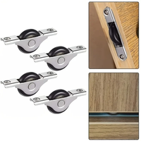Quincaillerie pour meubles, accessoires pour portes coulissantes et fenêtres, roulettes métalliques silencieuses pour portes coulissantes, roulettes pour fenêtres coulissantes