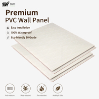 Panneau mural moderne en PVC imperméable E0 écologique pour la décoration intérieure de la maison dans le salon, la chambre à coucher, la salle de bain