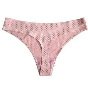 Personalizzato Laser Cut <span class=keywords><strong>Sexy</strong></span> Delle Donne G-stringhe Delle Signore Senza Soluzione di Continuità Perizoma Legame Biancheria Intima Antitraccia Mutandine - Product Image 1