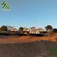 Dôme géodésique personnalisé de 6 m pour hôtel, glamping et camping en extérieur – Chine