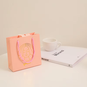 Sac cadeau de luxe écologique avec nœud, sac à main pour emballage de bijoux, pratique à transporter, sac cadeau de remerciement pour mariage, sac de shopping - Product Image 2