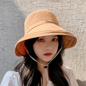 Bán Buôn Mùa Hè Gấp Phụ Nữ Mặt Trời Bảo Vệ Rỗng Top Big Brim Xô <span class=keywords><strong>Hat</strong></span> Ngư Dân <span class=keywords><strong>Hat</strong></span> - Product Image 5