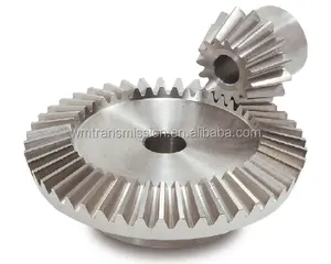 c45 steel straight bevel gear with keyway