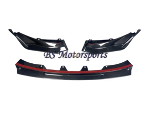 3-pcs V Phong Cách G80 <span class=keywords><strong>M3</strong></span> g82 G83 M4 thực sự sợi carbon phía trước Bumper Lip Splitter cho <span class=keywords><strong>BMW</strong></span> <span class=keywords><strong>M3</strong></span> M4 phía trước Bumper Spoiler môi - Product Image 6