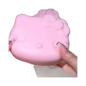 Wholesale Customized <b>Pink</b> Kitten Soft Fragrance Pu Slow Rise Decompression Toys,Cute Animal Toys for Children and Adults - Product Image 4