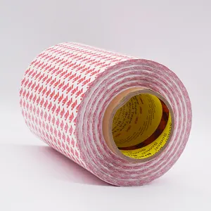 Cinta de papel de algodón de doble cara, adhesivo fino de doble cara, fuerte, alta adherencia y sin marcas, 3m, 55236