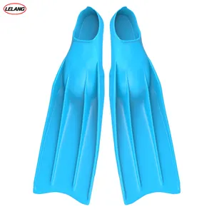 Palmes de plongée en apnée en silicone pur, longues palmes de compétition, version professionnelle pour la plongée sous-marine en eau profonde - Product Image 1