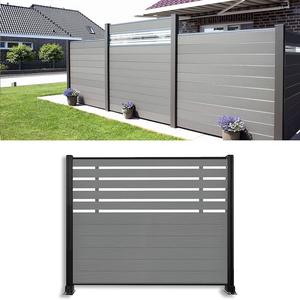 Materiales de Pared de Alta Calidad, Panel de Cerca Compuesto, Coextrusión de <span class=keywords><strong>Madera</strong></span> y Plástico WPC, <span class=keywords><strong>Poste</strong></span> de Cerca para Jardín - Product Image 6