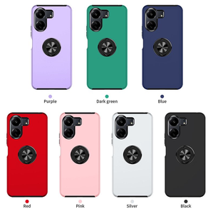 Soporte de montaje para coche, funda magnética para <span class=keywords><strong>Redmi</strong></span> NOTE 13 Pro <span class=keywords><strong>5G</strong></span> 4G 13C 12 <span class=keywords><strong>10C</strong></span> 11S 11 Pro Plus 10 9 9A 9C, funda Invisible para anillo de dedo - Product Image 2