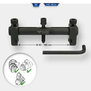 BRILLIANT <b>TOOLS</b> - BT616000 <b>Puller</b> for ribbed drive pulley - EAN 4042146780787 ENGINE AND TIMING SET - Product Image 2