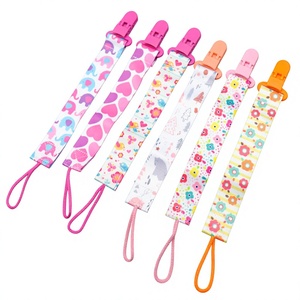 Conjunto de 12 Prendedores de Chupeta com Alça de Poliéster, Suporte de Chupeta para Bebês, Prendedores com Vários Designs para Meninos e Meninas, Corrente para Chupeta - Product Image 6