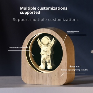 Pha lê LED hiện đại nightlight quà lưu niệm Máy tính để bàn Đồ trang trí phòng ngủ không khí cạnh giường ngủ đèn quà tặng nhỏ cho sinh viên & giáo viên - Product Image 3