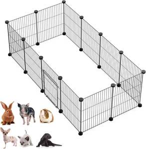 Corralito para mascotas de animales pequeños DIY, jaulas para conejillos de indias, cachorro, gatito, Corralito, valla de alambre de Metal portátil para interiores - Product Image 1