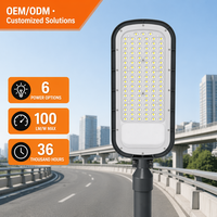Farola LED para Exteriores de 150W, Eficiente Energéticamente, IP65 Impermeable, Cuerpo de Aluminio, Larga Vida Útil, Iluminación Vial