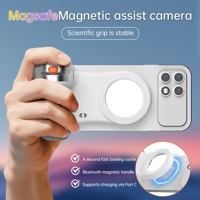 Magnetic Camera Aid Wireless  Remote Control Assisted Zoom Photography Anti-Shake Stabilizer