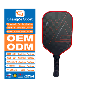Pala de Pickleball SHANGZE con Núcleo de Panal de Abeja y Fibra de Carbono, 16 mm de Grosor, Alta Resistencia, Aprobada por la USAPA, Personalizable, para Deportes al Aire Libre - Product Image 1