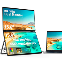 Monitor Portátil de Doble Pantalla de 15.6 Pulgadas InnoView |   USB-C |   Segunda Pantalla para Laptop, Mac, PC