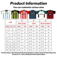 Jersey Sepak Bola Custom LOGO Streetwear 100% Poliester Bernapas Unisex Vintage Seragam Latihan Pemain Ropa De Futbol