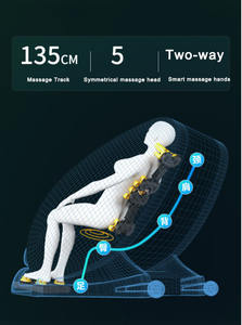 VCT Modell K12 120W Massagesessel Ganzkörper-Schaukel Elektrisch Heizend Zero Gravity Kabellose Fernbedienung ABS+PU - Product Image 5