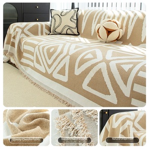 Chenille quatre saisons couvertures mobiles coussins de meubles housses de siège universelles <span class=keywords><strong>pour</strong></span> <span class=keywords><strong>canapé</strong></span> couverture bohème - Product Image 3