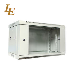 Gabinete para Servidor de 19 Pulgadas 9U con Puerta de Vidrio, Ventilador, Cerraduras y Paneles Laterales Extraíbles, 17.7 Pulgadas de Profundidad, Embalaje Plano - Product Image 2