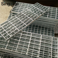 Rejilla de Acero Galvanizado con Recubrimiento de Zinc Pesado, Estándar ASTM A123, Resistente a la Corrosión, Cubierta de Drenaje, para Proyectos Costeros, Pasarelas y Pisos