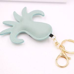 Wholesale Pu Leather Keychain Animal Shape Pretty Colorful Portable Pendant Promotional Gift Concise <b>Bag</b> <b>Charm</b> - Product Image 3