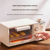 Four à petit-déjeuner en métal Xiaobeizhu 2-en-1 Tout-en-un Multifonctionnel Mini cuiseur vapeur Cuisson Friture Rôtissage 11-20L