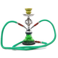 Chicha arabe en verre avec base en cristal - Ensemble complet pour bars à chicha