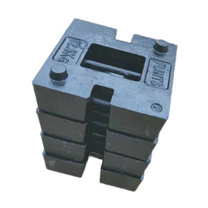 अंशांकन वजन 10 किग्रा 20 किग्रा 25 किग्रा 50 किग्रा 100 किग्रा 200 किग्रा 500 किग्रा 1 टन टेस्ट कास्ट आयरन वजन एम1 खुदाई काउंटरवेट मानक वजन - Product Image 3