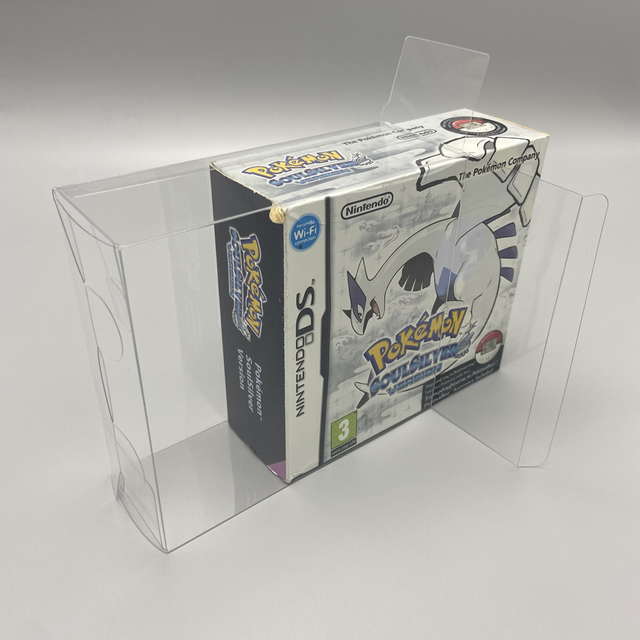NSLikey PET Protect Collection Display Box for NDS Pokemon Soul Sliver / Heart Gold Game Card Cartridge EU Version